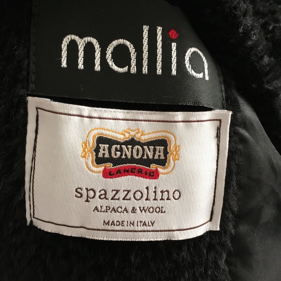 AGNONA Black Alpaca Spazzolino Teddy Bear Oversized Coat M to L - Picture 7 of 9